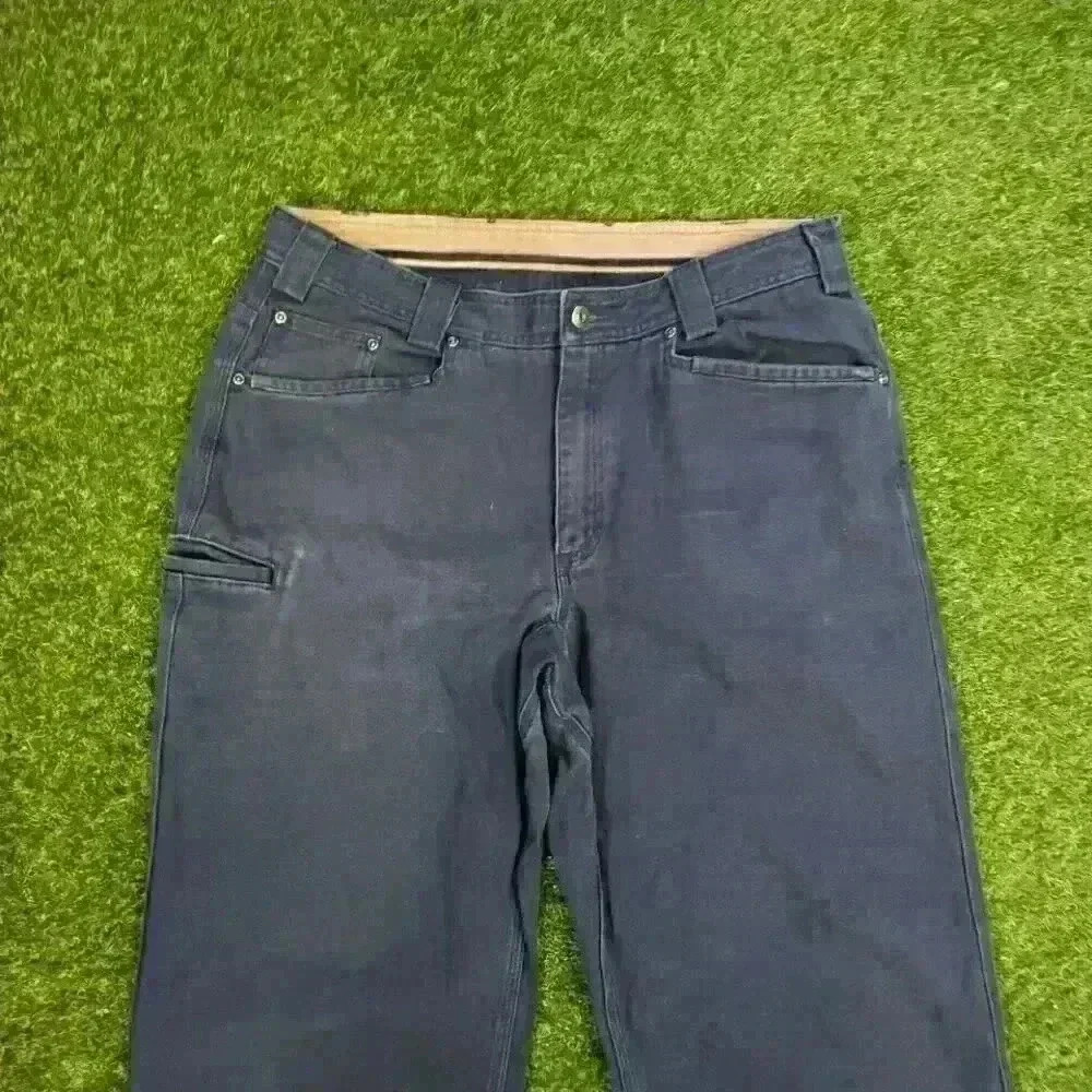 DULUTH TRADING CO Carpenter Denim Casual Work Pants Blue Jeans Men's Sz 36 X 34 - Picture 3 of 8